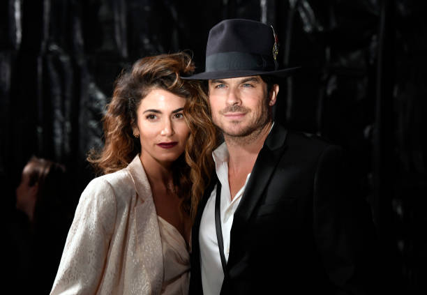 Ian Somerhalder with wife